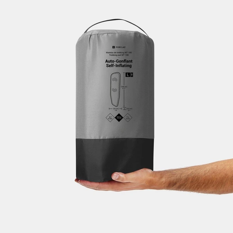 Colchón para saco de dormir – autoinflable Forclaz MT100 - Imagen 3