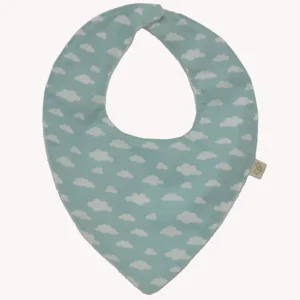 Babero Bandana Nubes Azul