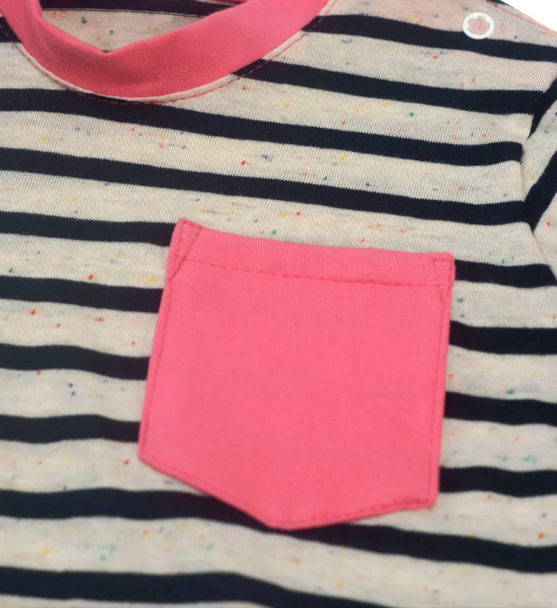 Conjunto Bebé Marinero Rayas Rosa - Imagen 5