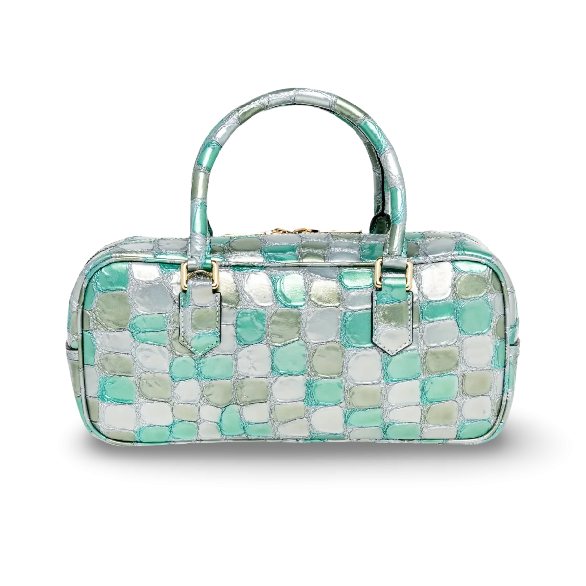 Bolso baguette en piel caprino diseño moderno y elegante - Imagen 3