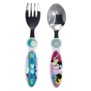 ILUSION SET 2 CUBIERTOS METALICOS MINNIE
