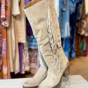 Bota Alta Nemonic beige