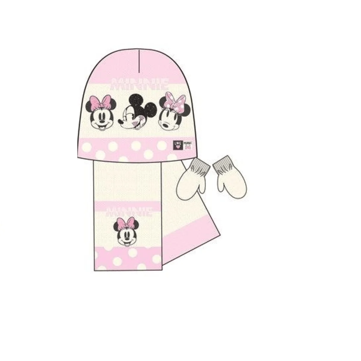 CONJUNTO INVIERNO 3 PIEZAS MINNIE - Imagen 2