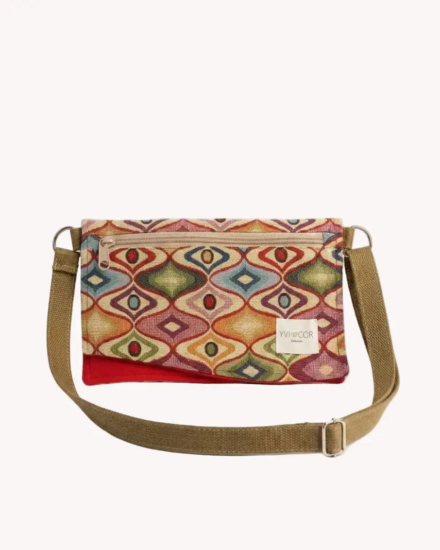 Bolso Bandolera Tapiz Étnico