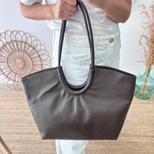 Shopper luna marrón chocolate