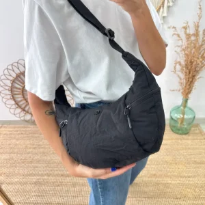 Bandolera nylon negro