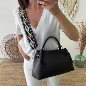 Bolso nudos negro