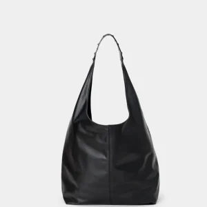 Bolso Hobo Piel Negro Karla