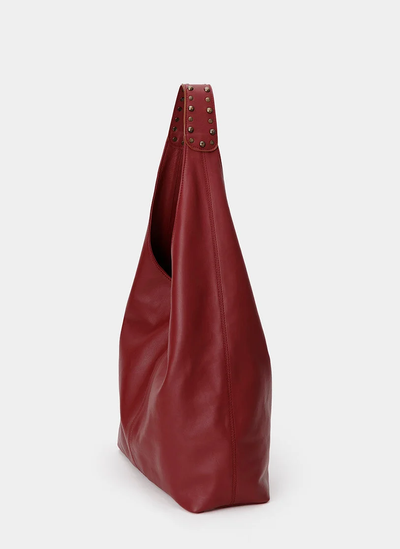 Bolso Hobo Piel Negro Karla - Imagen 8