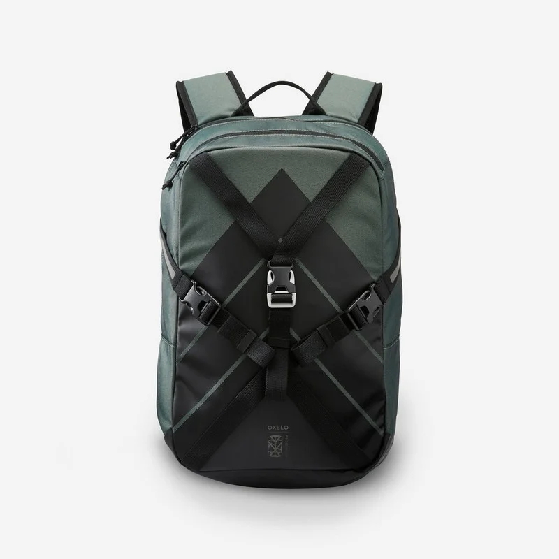 MOCHILA ROLLER + FUNDA IMPERMEBLE 20 L Oxelo BP100 - Imagen 2