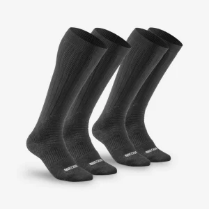 Medias térmicas montaña y nieve 2 pares Quechua SH100 WARM