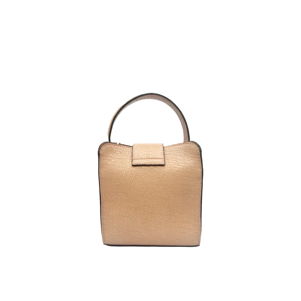 Mini Bolso en piel caprino acabado charol - Imagen 9
