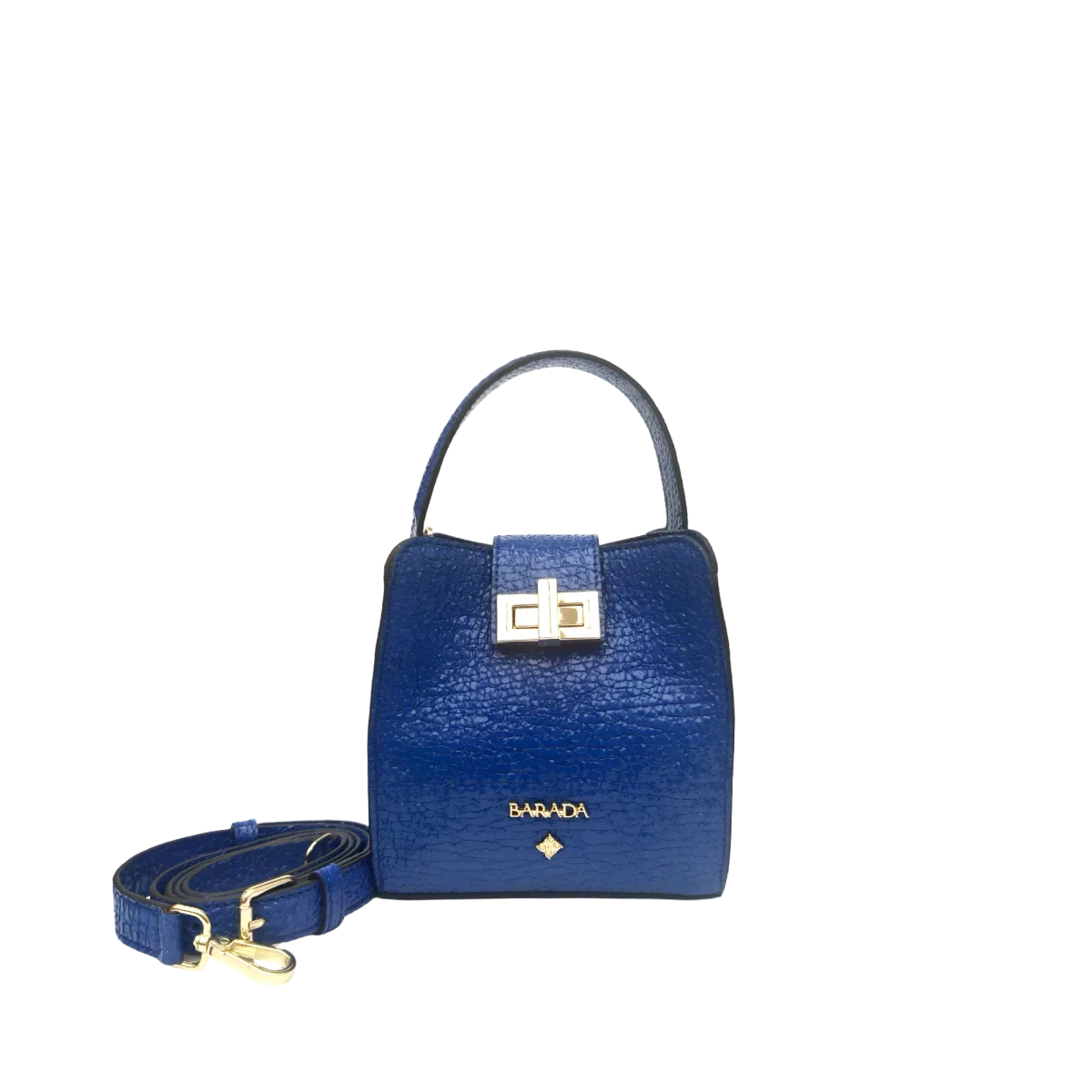 Mini Bolso en piel caprino acabado charol - Imagen 5