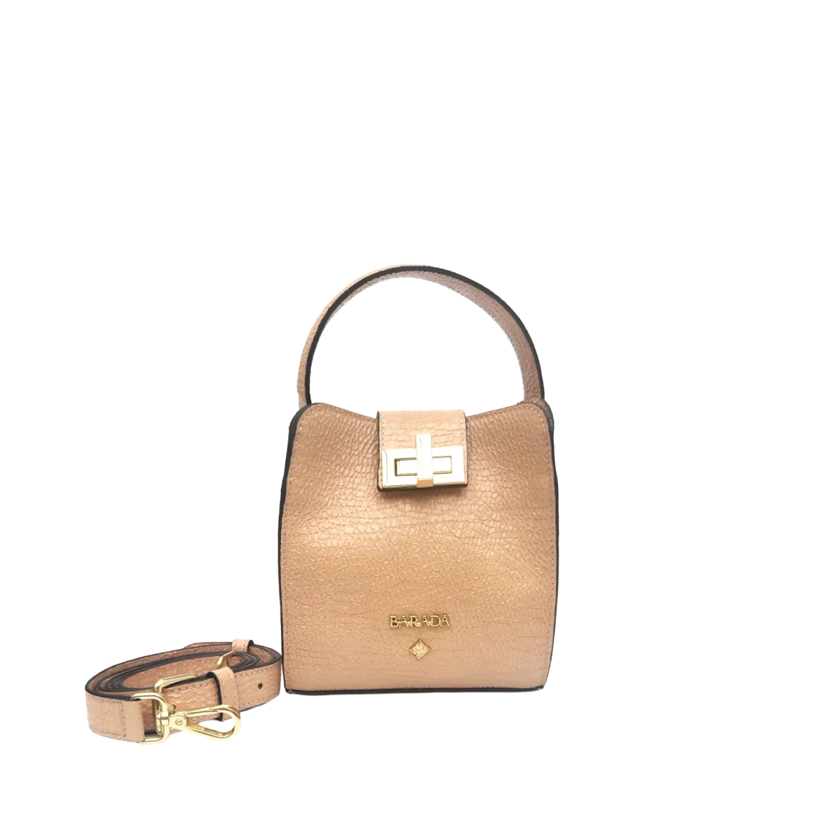 Mini Bolso en piel caprino acabado charol - Imagen 8