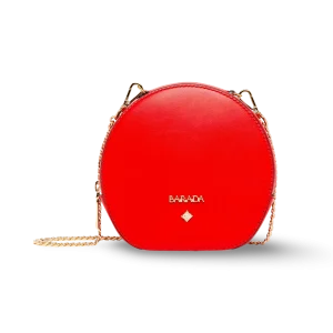 Mini bolso redondo en piel vacuno