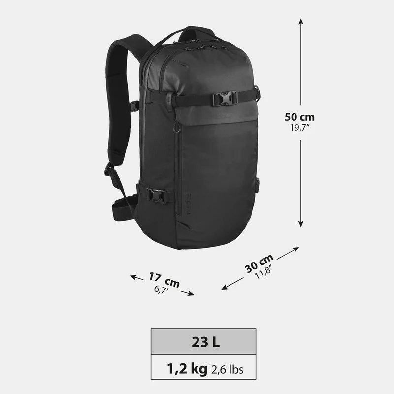 Mochila impermeable de montaña y nieve 23L FR100 WEDZE - Imagen 7