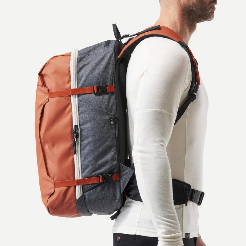 Mochila trekking 40l travel 500 + funda impermeable Forclaz - Imagen 6