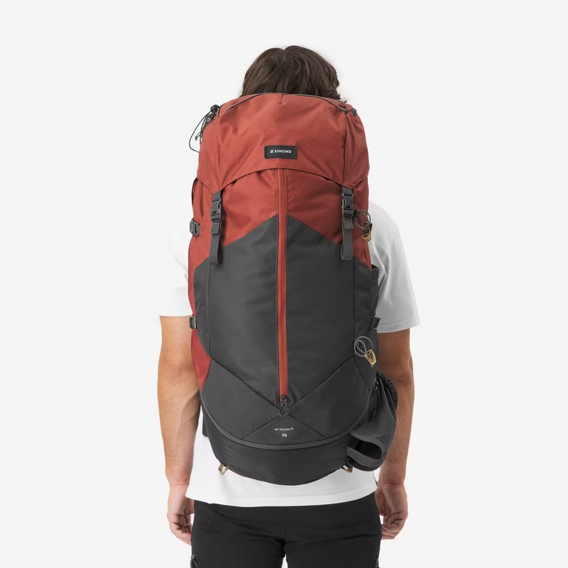 Mochila trekking y montaña 70L SIMOND TREK100 EASYFIT - Imagen 9