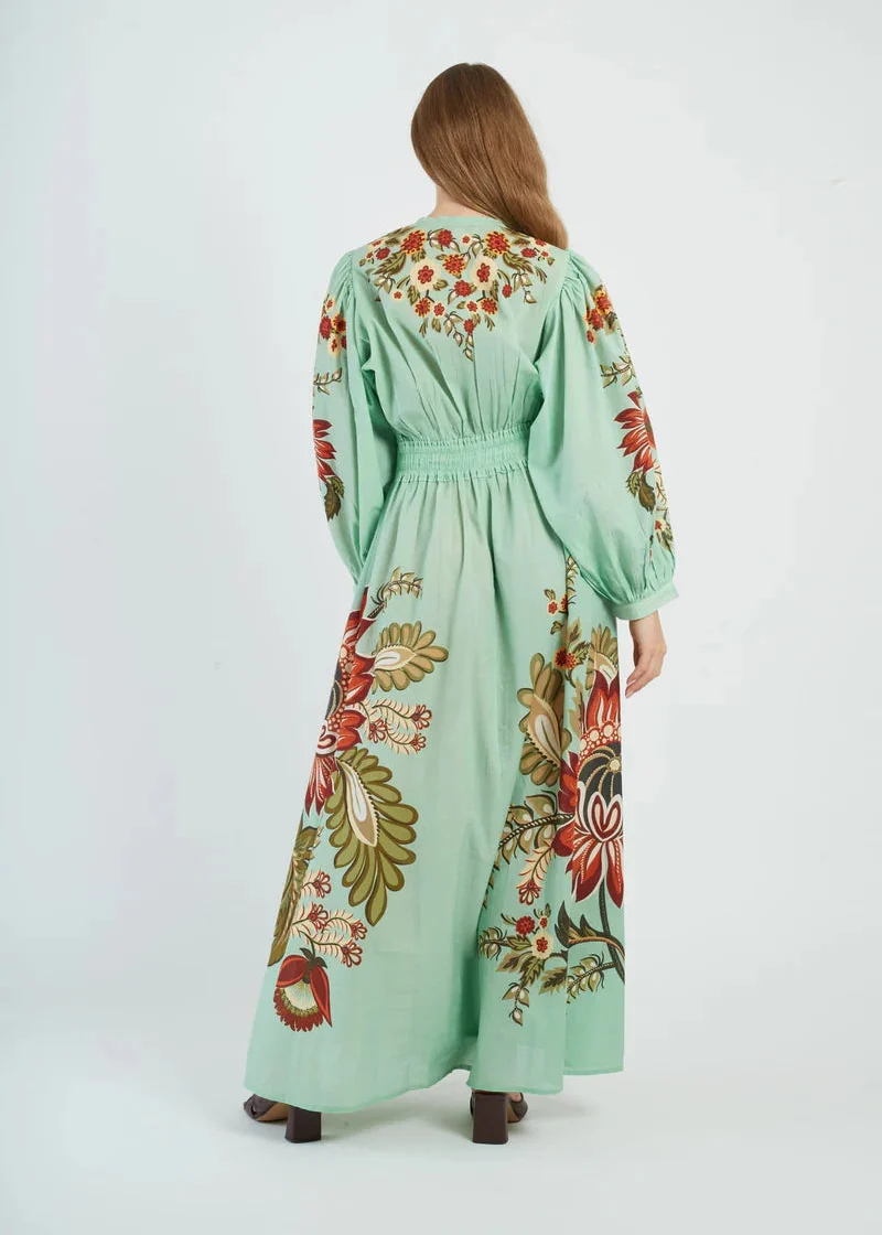 Vestido largo estampado - Imagen 3