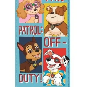 TOALLA PLAYA MICROFIBRA PAW PATROL