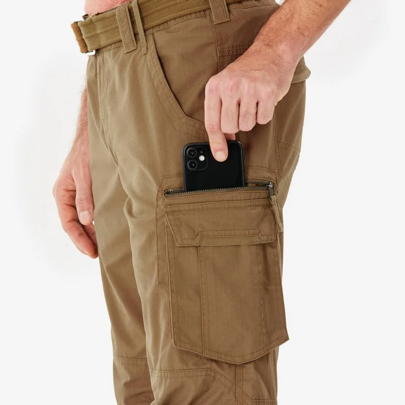 Pantalón cargo de montaña Forclaz/Quechua TRAVEL100 - Imagen 3