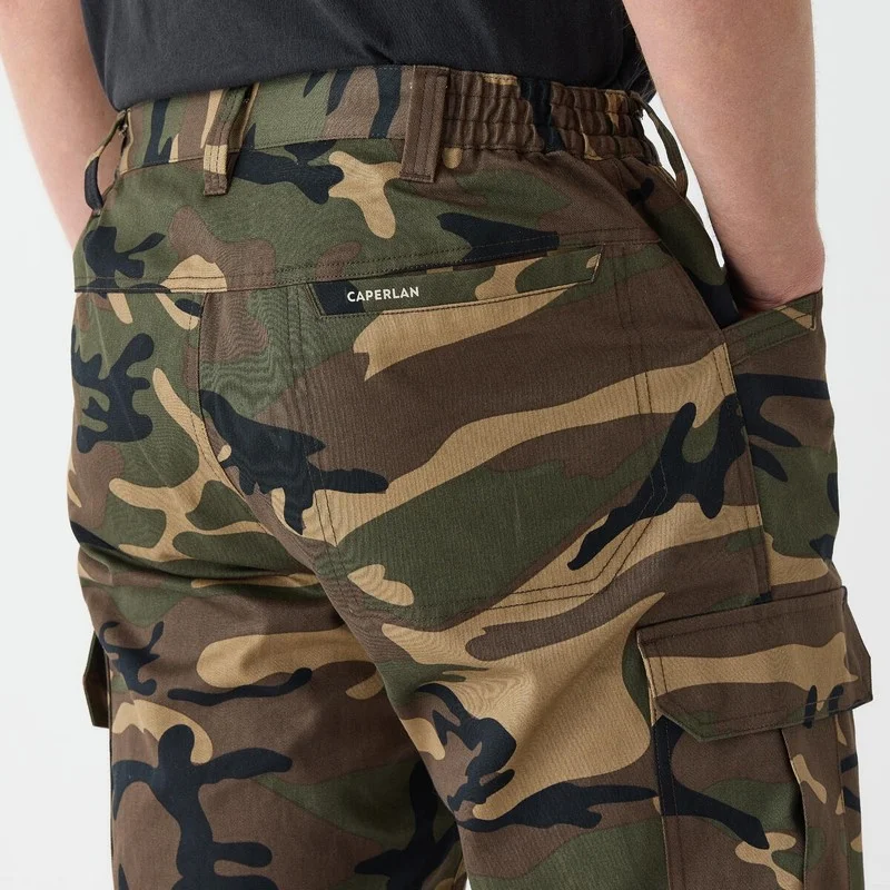 Pantalón cargo hombre Camuflaje Resistente Steppe SOLOGNAC - Imagen 6
