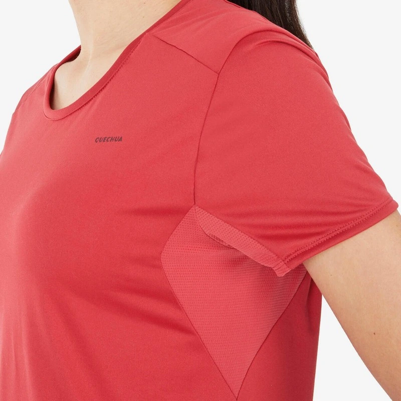 Polo manga corta mujer montaña y trekking Quechua MH100 - Imagen 3