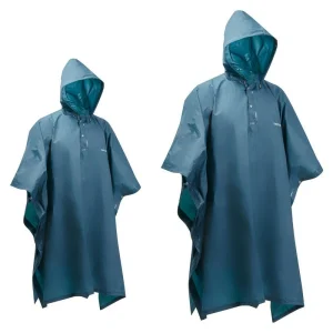Poncho impermeable de montaña y trekking 10L QUECHUA MT50