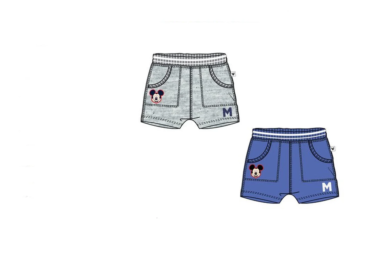 PACK 6 PANTALON CORTO MICKEY T12-36 MESES - Imagen 2