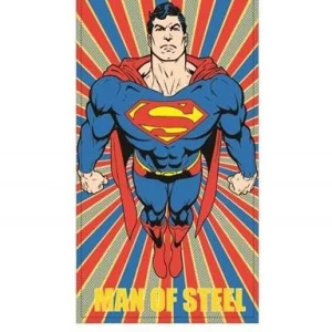 TOALLA PLAYA MICROFIBRA SUPERMAN