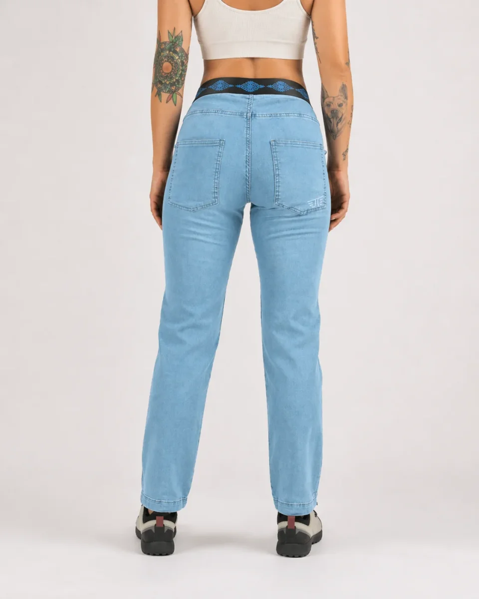 Pantalón Escalada - Trekking Tarya Jeans Bleach Mujer - Imagen 4