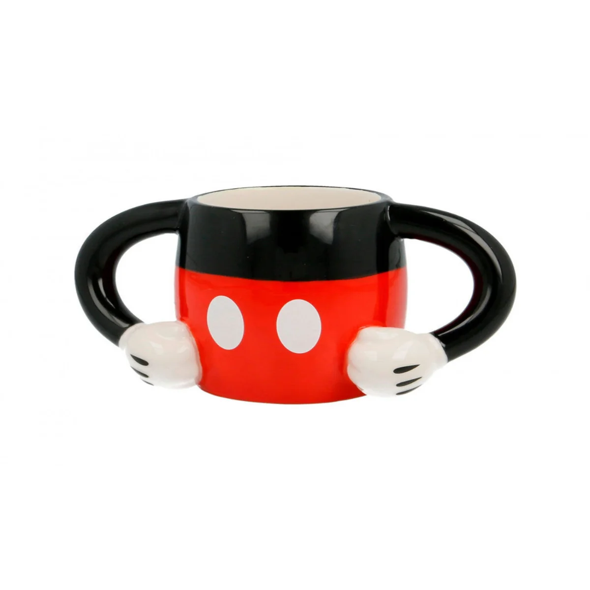 TAZA CERAMICA 3D 330ML. CUERPO MICKEY MOUSE DISNEY