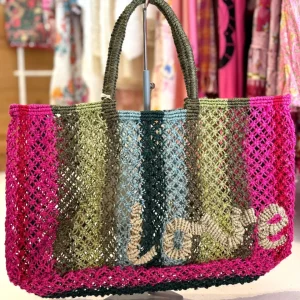 Bolso de yute "Love"