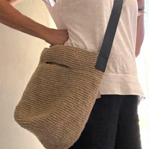 Bolso bola de yute