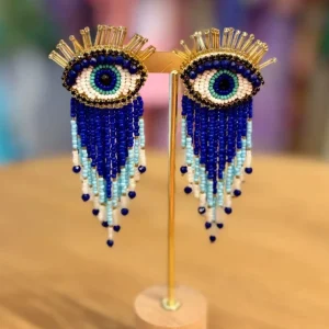 Pendientes ojo turco