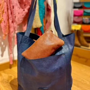 Bolso shopper azul