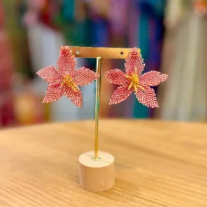 Pendientes flor