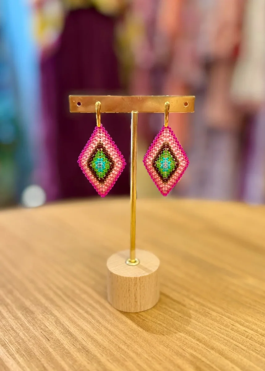 Pendientes rombo