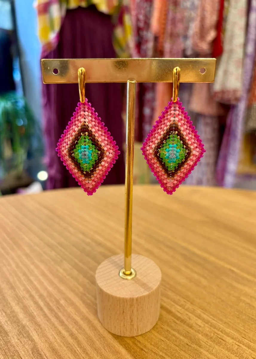 Pendientes rombo - Imagen 3