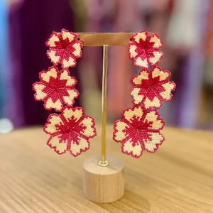 Pendientes flores