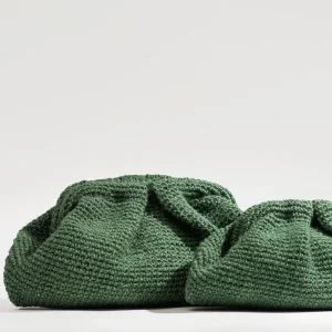 Clutch verde de yute