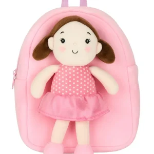 MOCHILA INFANTIL PELUCHE MUÑECA EXTRAIBLE