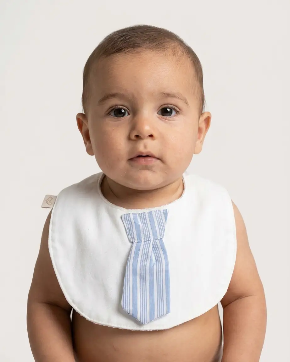 Babero Corbata Rayas - Imagen 3
