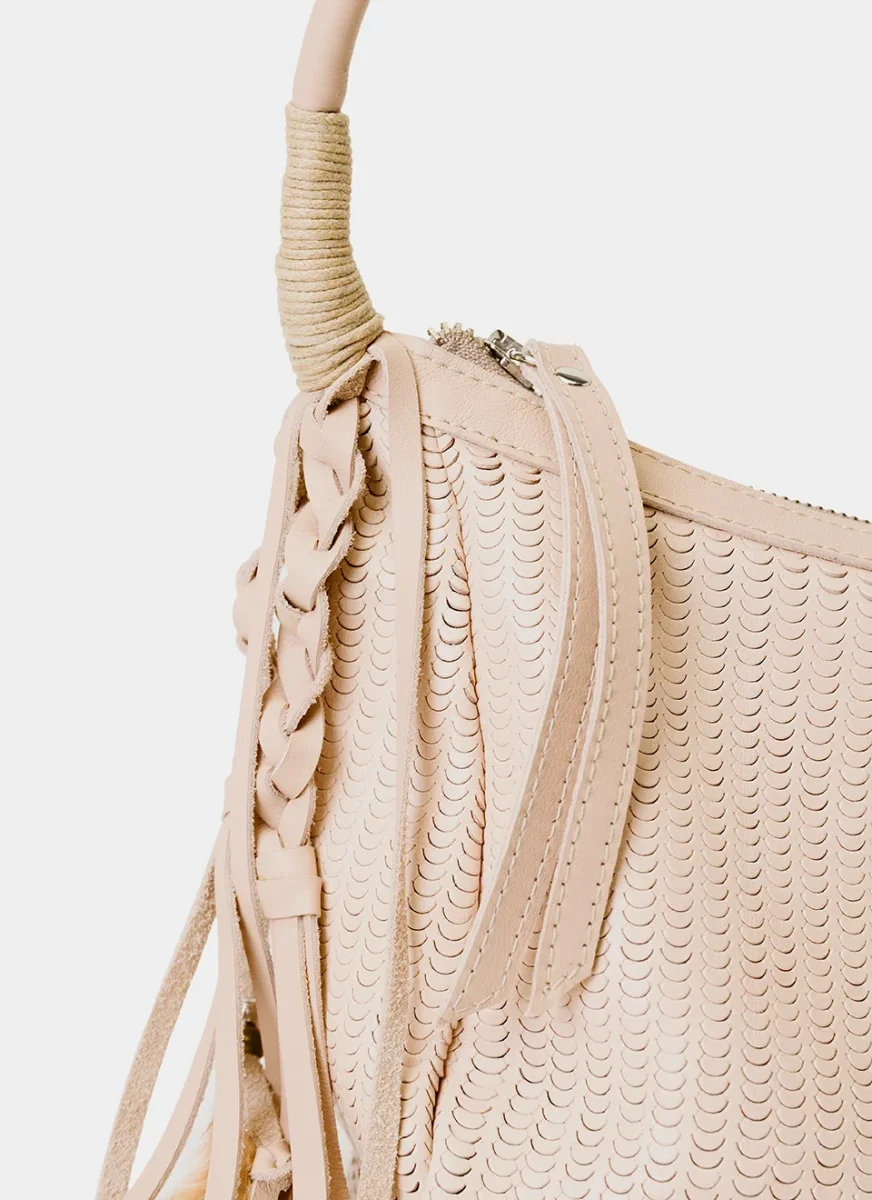 Bolso Beige Mujer Baguette Yuma - Imagen 3