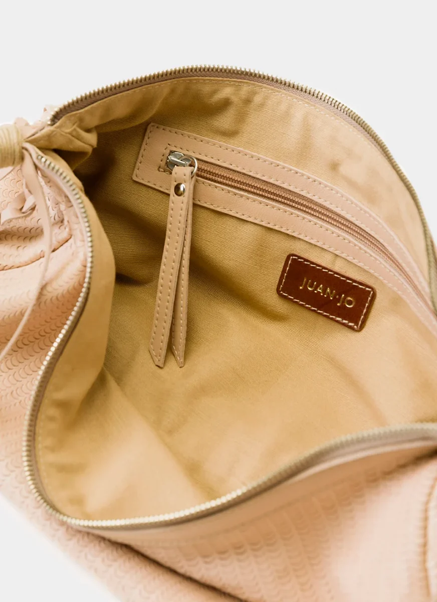 Bolso Beige Mujer Baguette Yuma - Imagen 6