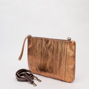 Bolso de Mano Dorado Glam