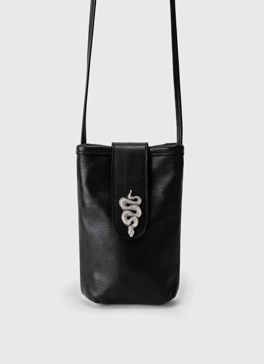Bolso Móvil Mujer Piel Negro