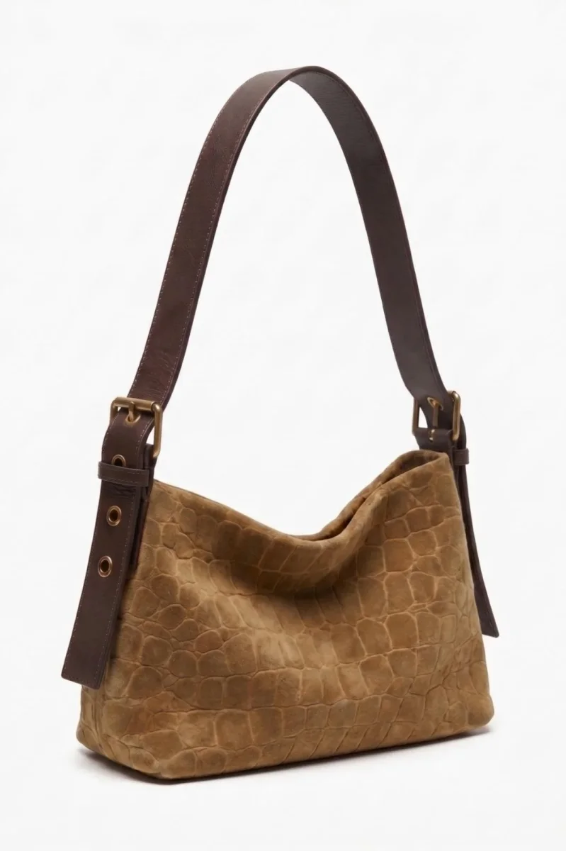 Bolso Serraje Azul Coco - Imagen 5