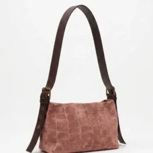 Bolso Serraje Bandolera Rosa Coco