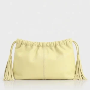 Bolso Amarillo Pastel Piel Erica
